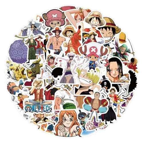 One Piece Anime - 50pcs Waterproof Vinyl Stickers