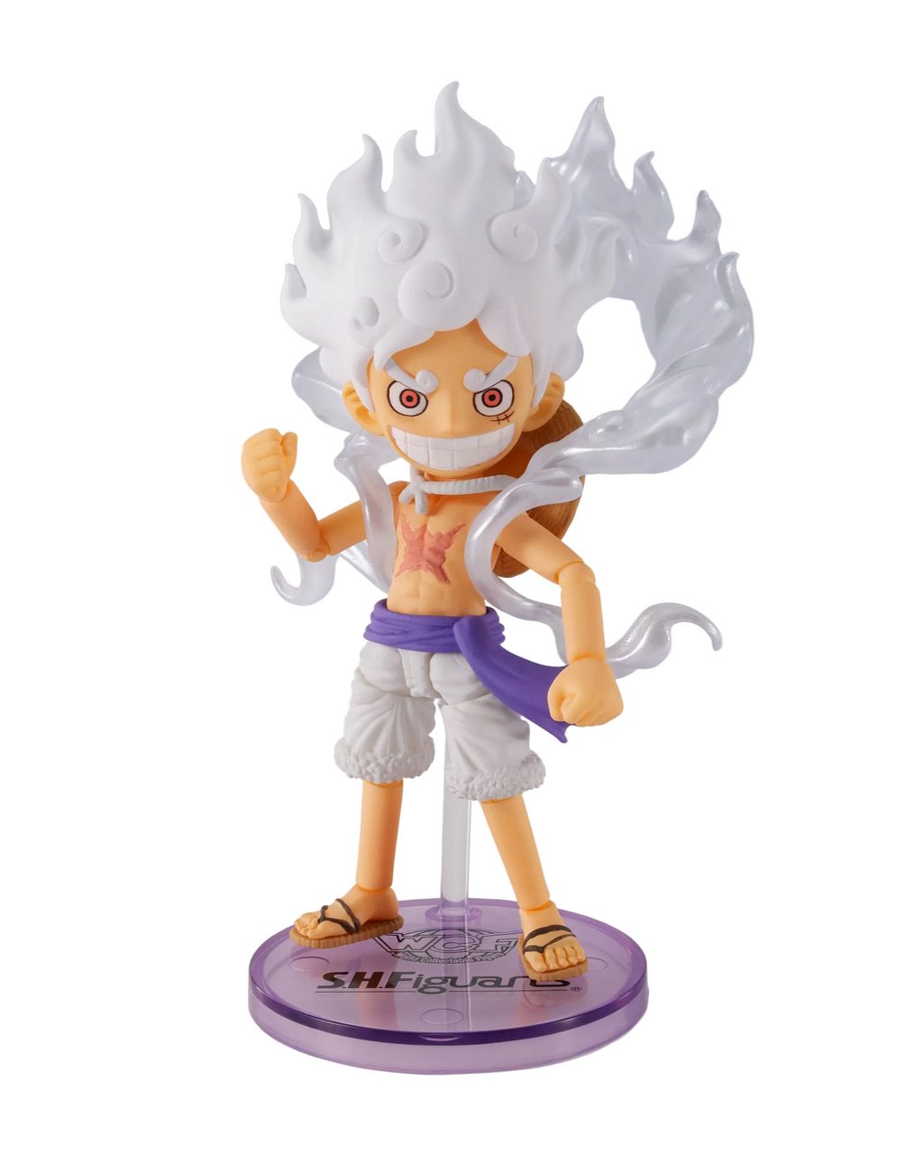 One Piece S.H.Figuarts x WCF Monkey D. Luffy (Gear 5) Action Figure 8cm