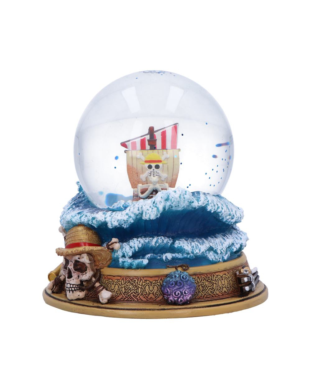 One Piece Going Merry Snow Globe 14cm