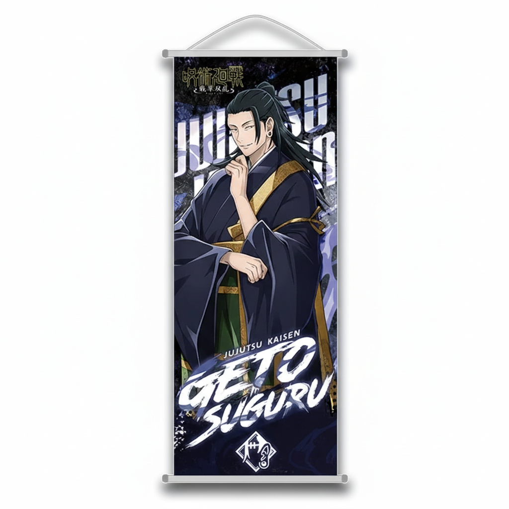 Jujutsu Kaisen: Cursed Energy Wall Scroll | Premium Hanging Poster (Gojo, Sukuna, Yuji)