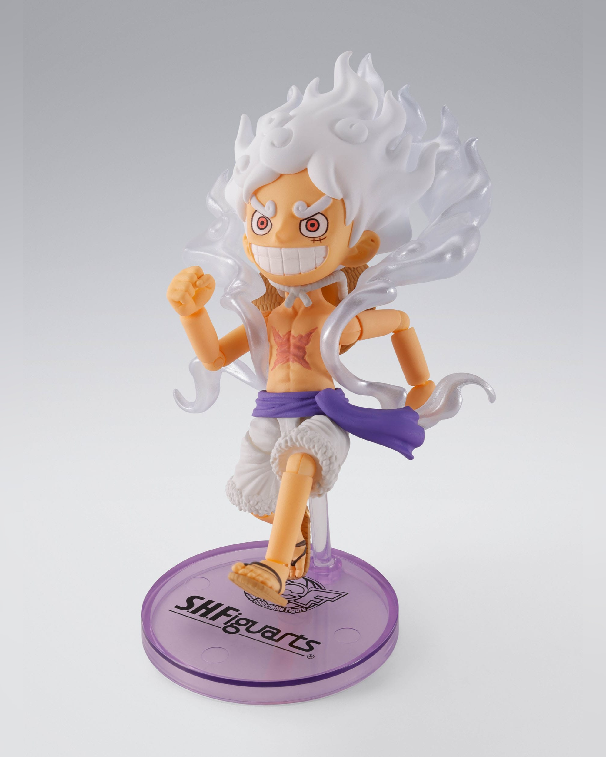 One Piece S.H.Figuarts x WCF Monkey D. Luffy (Gear 5) Action Figure 8cm