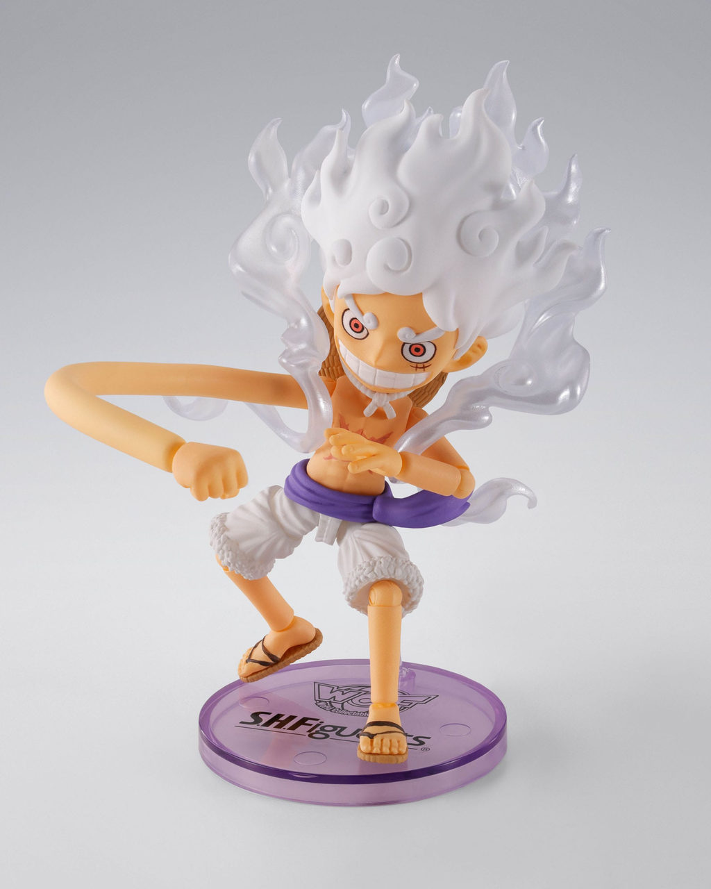 One Piece S.H.Figuarts x WCF Monkey D. Luffy (Gear 5) Action Figure 8cm