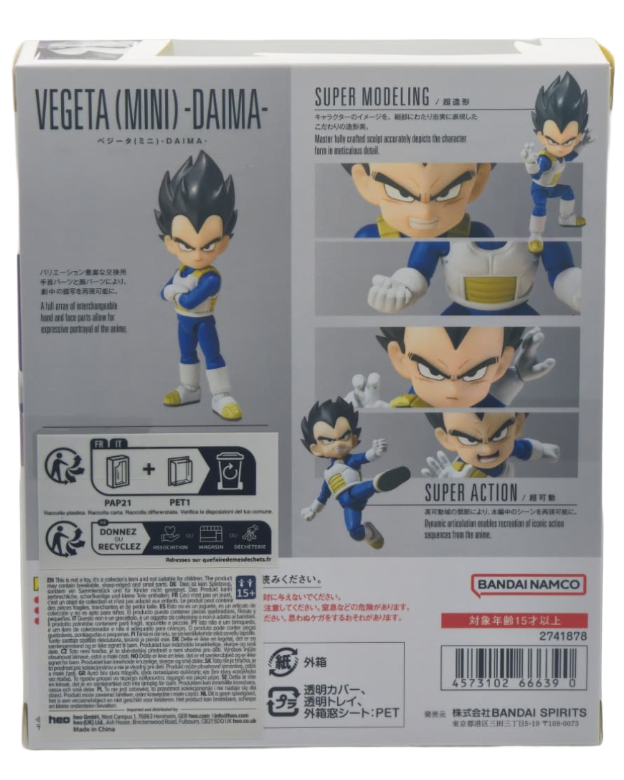 Dragon Ball DAIMA S.H.Figuarts Vegeta (Mini) Action Figure