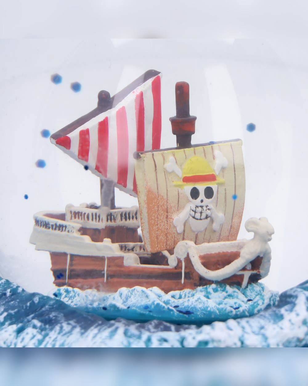 One Piece Going Merry Snow Globe 14cm