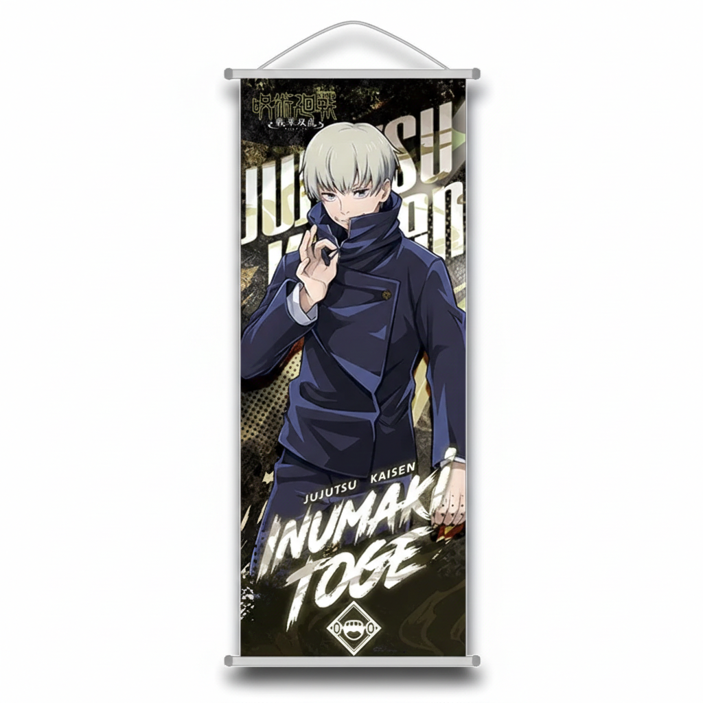 Jujutsu Kaisen: Cursed Energy Wall Scroll | Premium Hanging Poster (Gojo, Sukuna, Yuji)