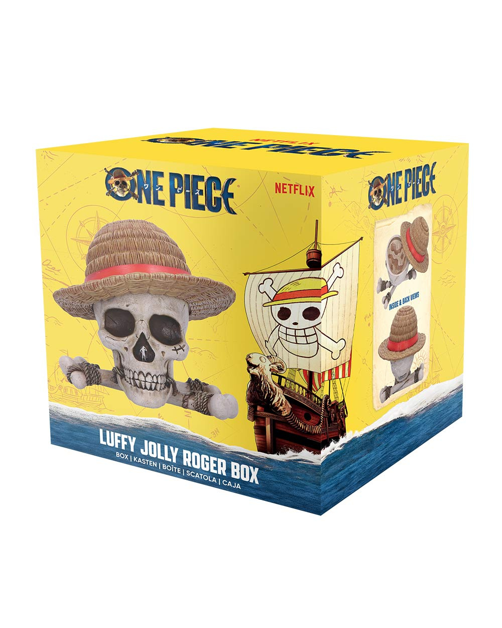 One Piece Luffy Jolly Roger Trinket Box 19.5cm