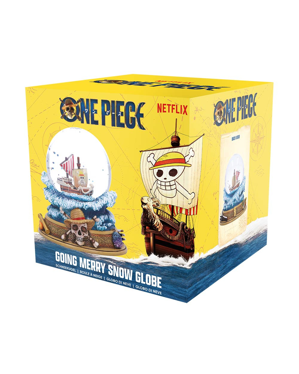 One Piece Going Merry Snow Globe 14cm