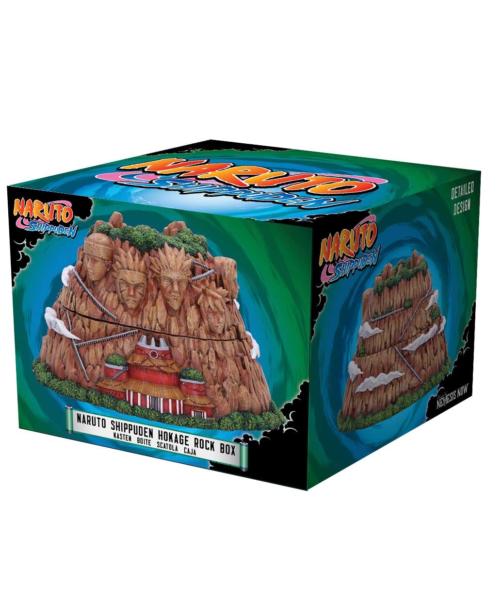 Naruto Shippuden Hokage Rock Trinket Box