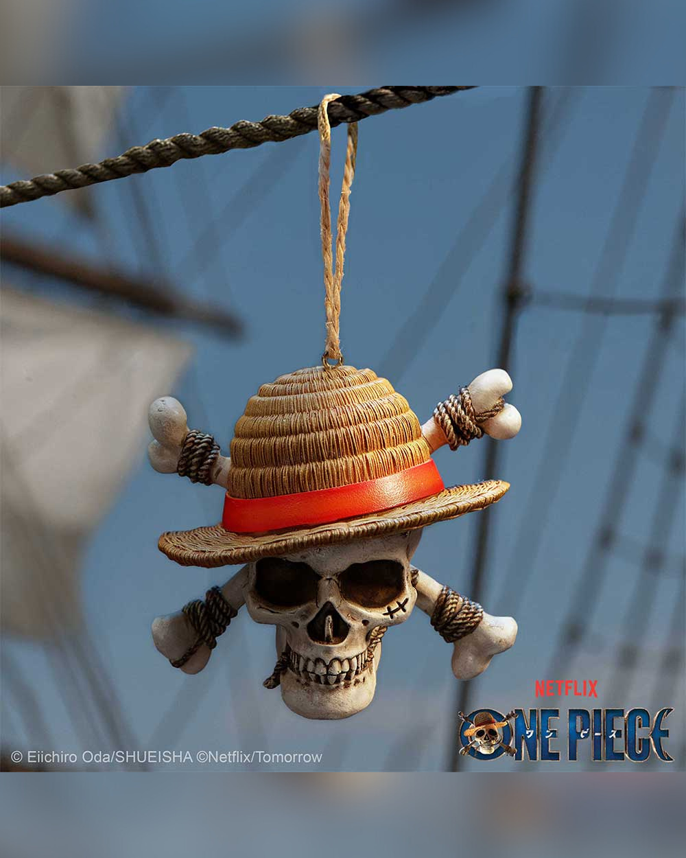 One Piece Luffy Jolly Roger Hanging Ornament