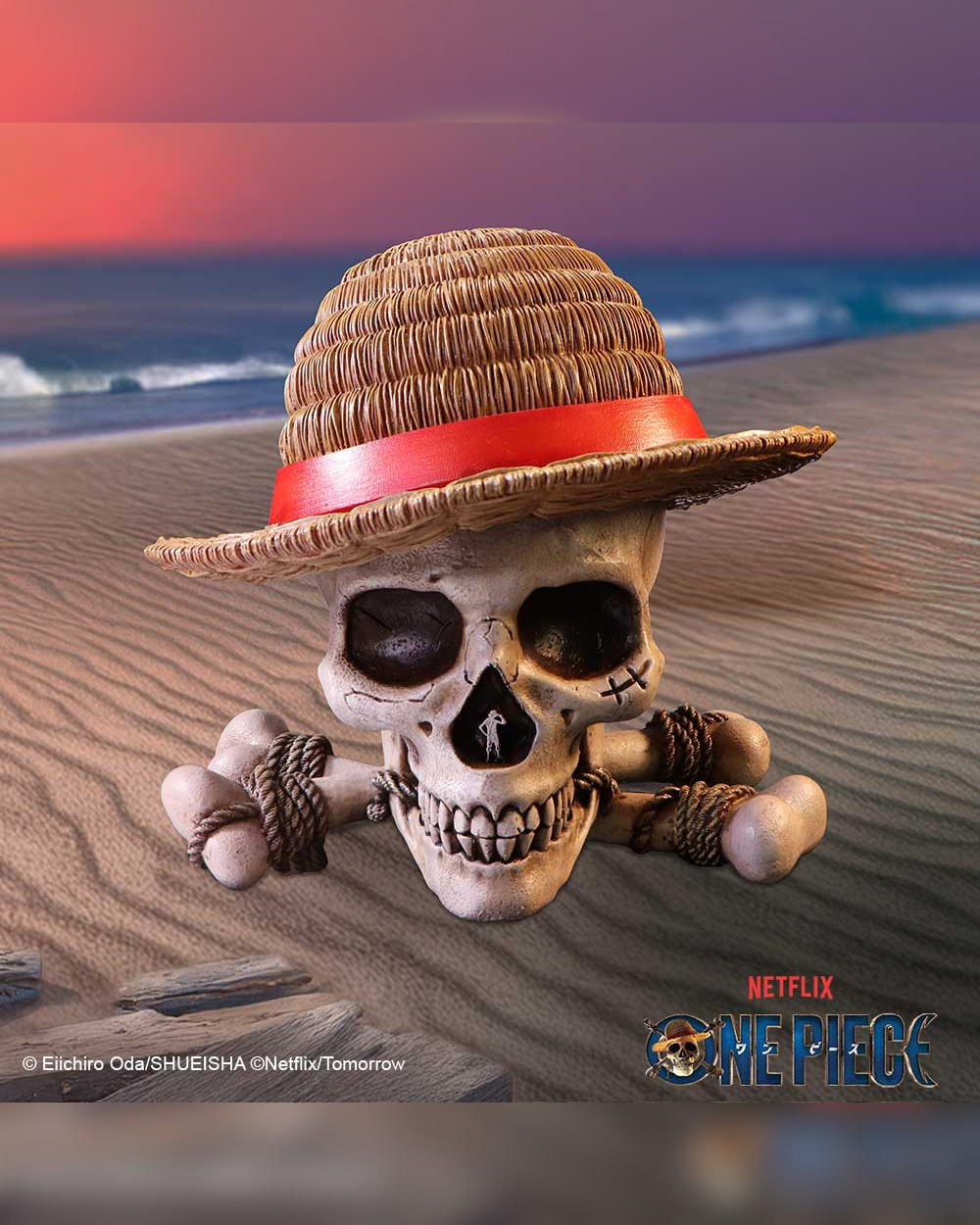 One Piece Luffy Jolly Roger Trinket Box 19.5cm