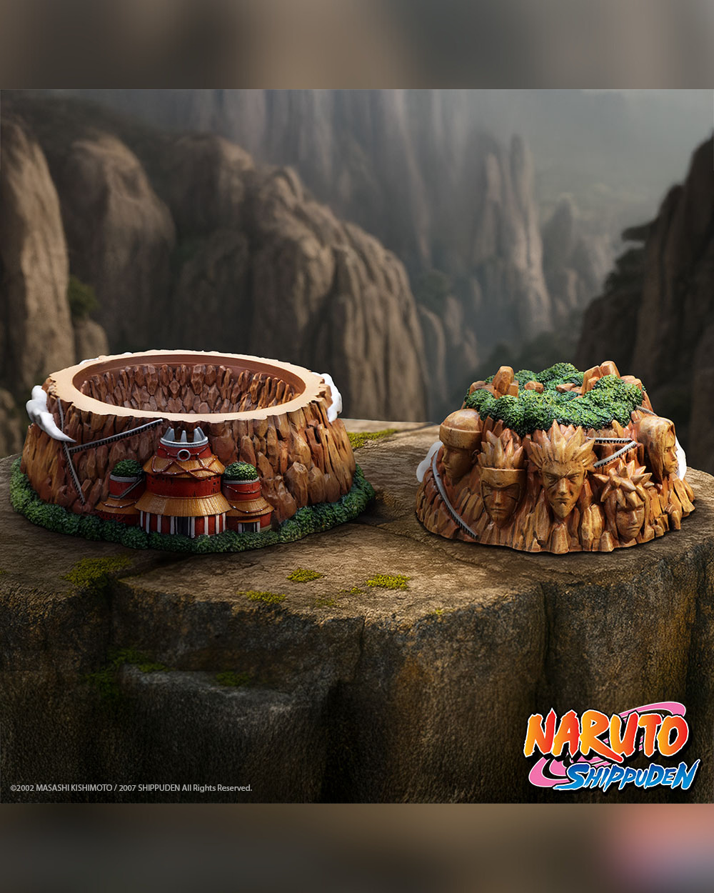 Naruto Shippuden Hokage Rock Trinket Box