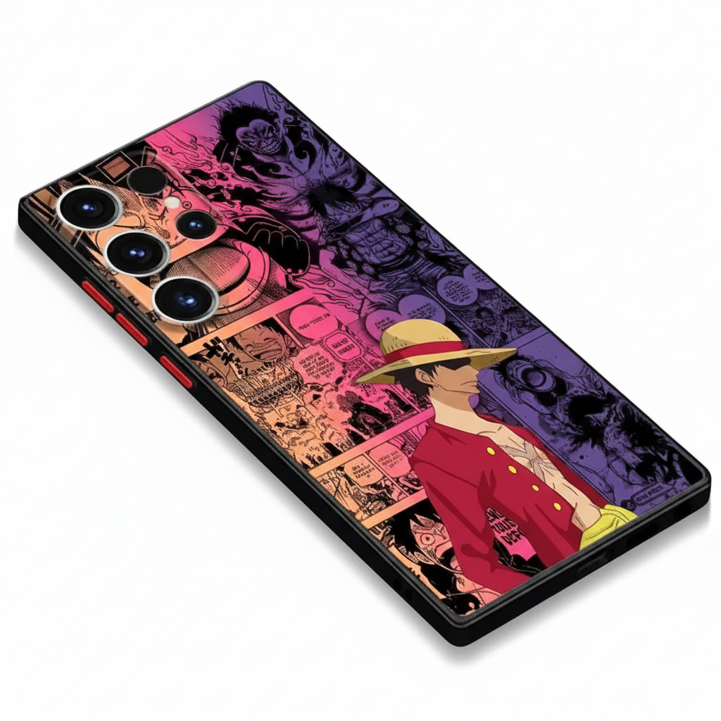 One Piece: Straw Hat Crew Samsung Galaxy Case | Shockproof Hybrid Bumper Cover (S9 - S25 Ultra)