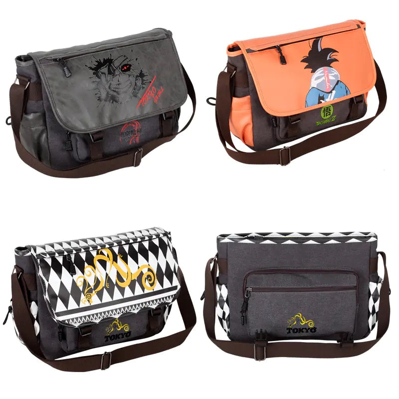 Anime Canvas Crossbody Bag (Multiple Anime Designs)