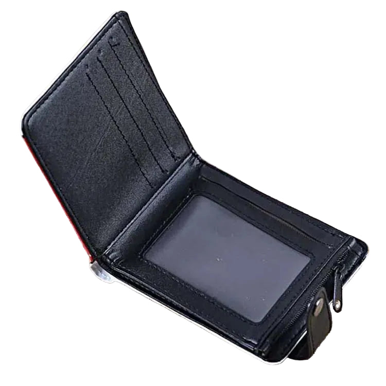 Anime Icon Compact Wallet (PU Leather) – Choose Your Design | Snap Closure