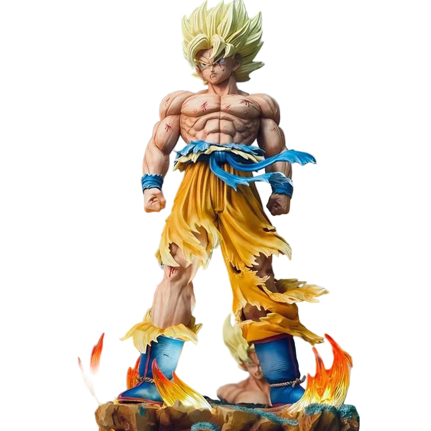 Dragon Ball Z: Son Goku (Super Saiyan) LED Battle Statue | 34cm PVC Figure