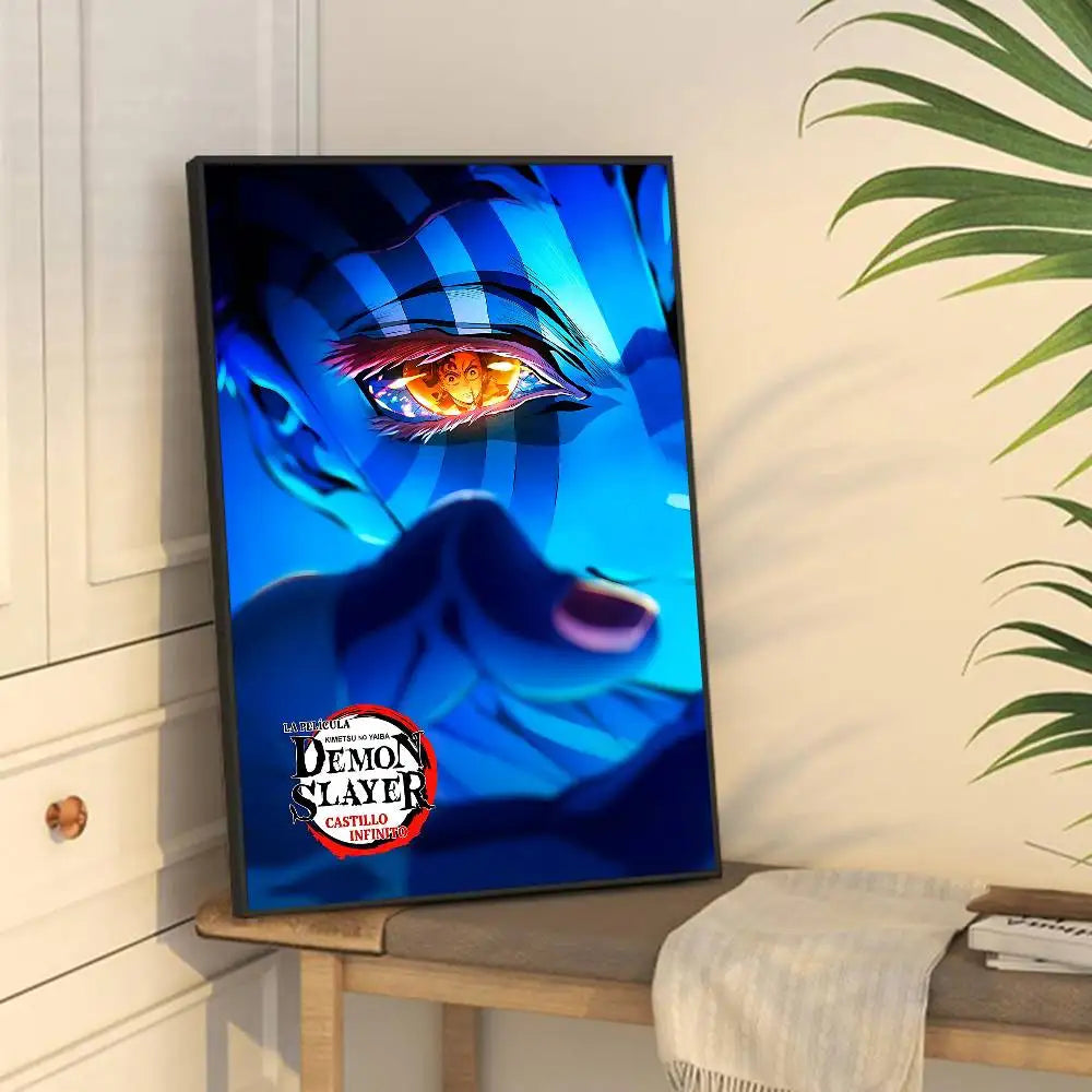 Akaza Demon Slayer Premium Anime Poster – HD Waterproof Wall Art Decor