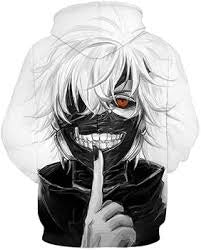 Tokyo Ghoul – Kaneki Ken All-Over Print Hoodie (Unisex) | S–5XL