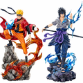 Naruto Shippuden – Dynamic Naruto & Sasuke Figures (23cm) | Premium Collectible