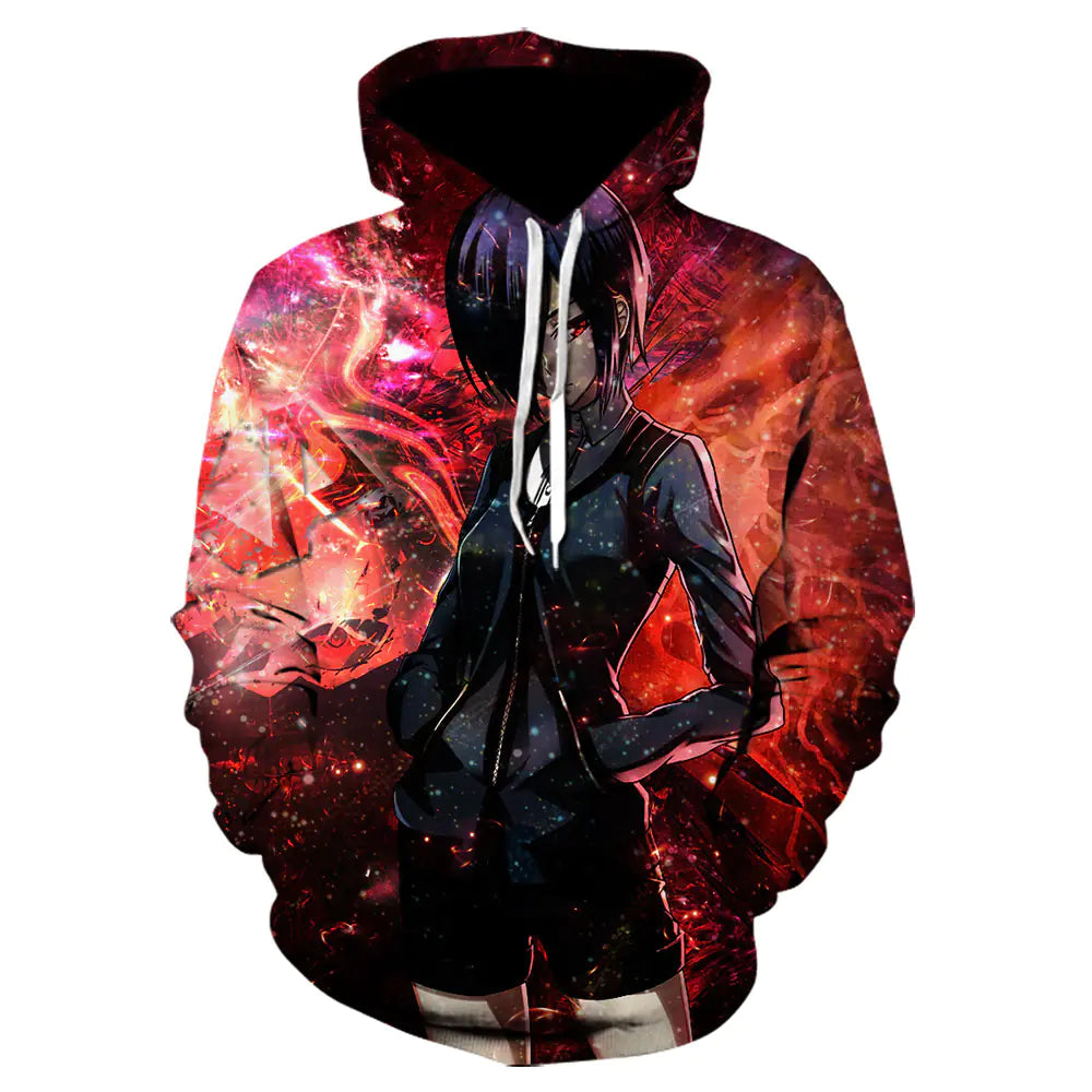 Tokyo Ghoul – Kaneki Ken All-Over Print Hoodie (Unisex) | S–5XL