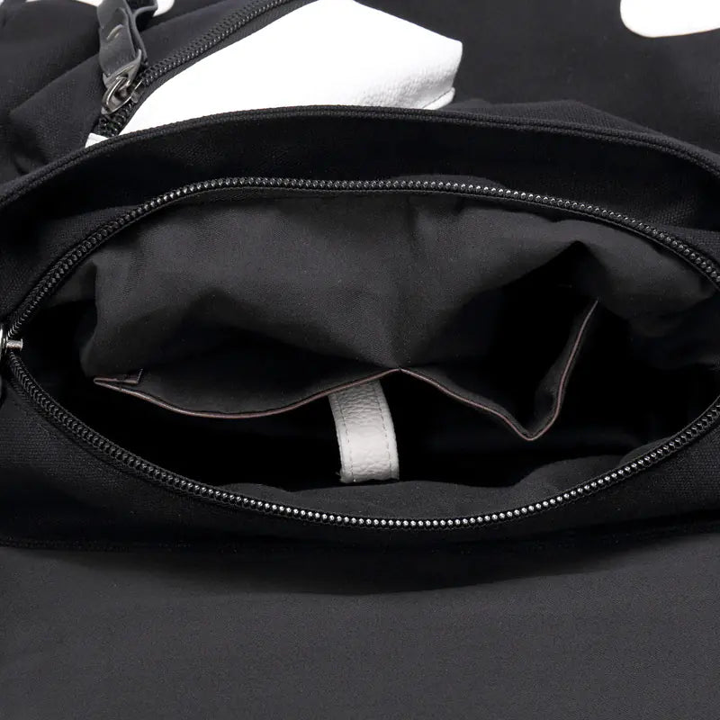 Guilty Crown Crossbody Messenger Bag (Canvas + PU Leather) – 32×12×33cm